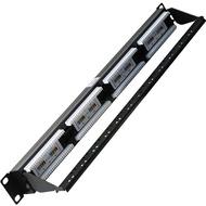 ZoeRax CAT6แผงกระจายสายไฟ24พอร์ตแร็คเมาท์-19นิ้ว568B 568A อีเทอร์เน็ต RJ45ชุบทอง15u พร้อมแกนค้ำยันไฮ