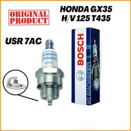 Original BOSCH USR7AC Spark Plug Honda GX35 Husqvarna 125 T435 Chainsaw Grass Cutter