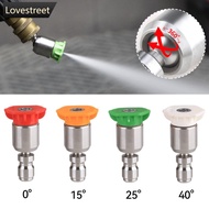 【L.O.V.E】 Car Washing Pressure Washer Nozzle Tips 360 Rotatable for 1/4 Quick Connect 4000PSI Multip