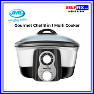JML Gourmet Chef 8 in 1 Multi Cooker  (Steam Boil Roast Saute Deep Fry Slow Cook Bake Fondue) (1 Year Local Warranty)