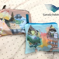 Garuda Indonesia Travel Amenity Kit Purse Socks Ear Plug Eye Mask