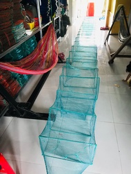 Lú dây bát quái 18 cửa ngục dài 8m Khung đại (35cm x 55cm) 23 khung kẻm mắt lưới dầy 1p5(07cm)