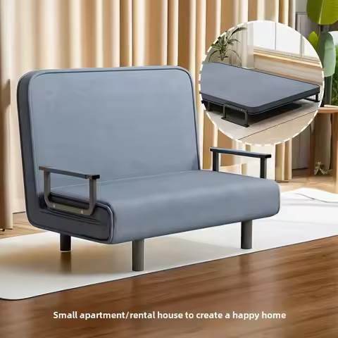 Small Apartment Sofa Bed Multifunctional Lunch Bed Nap Bed Escort Bed Living Room Office Sofa Chair 