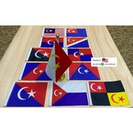 TABLE FLAG JOHOR DISTRICT BENDERA DAERAH JOHOR FLAG MEJA,  HIGH QUALITY TABLE FLAG ONLY