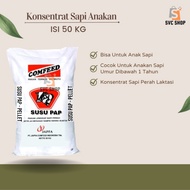 Susu Pap Isi 50kg Pakan Konsentrat Sapi Pedet Makanan Konsentrat