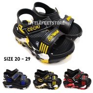 Cool Character Sandals for Baby and Toddler Boys B4tman Littlefeetstore