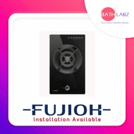 FUJIOH FH-GS2515 SVGL SINGLE BURNER TEMPERED GLASS GAS HOB