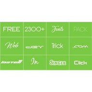 2300+ Premium Fonts Pack