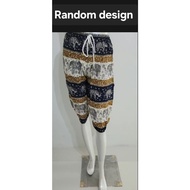 (Ready Stock) SW0044 Seluar Pendek Perempuan Batik Short Pants Women Batik 3/4 Pants 3 Suku Three Qu