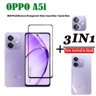 3IN 1สำหรับ OPPO A5i A5X A5 Pro กระจกฟิล์มกระจก iPhone X พร้อม Privacy ปกป้องหน้าจอสำหรับ A3x OPPO เ