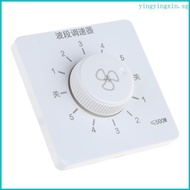 YIN Type 86 Ceiling Fan Speed Adjuster Concealed Speed Controller 5-speed Adjust