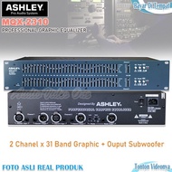 Equalizer Ashley MQX2310 Output Subwoofer 2 Chanel 31 Band Ekualiser