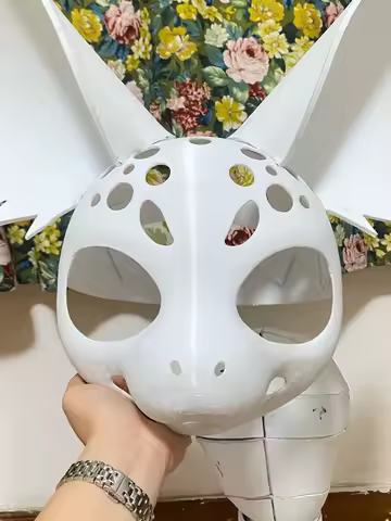Cosplay Kemono Mask Fursuit Furry Beast Skull Furui Skull