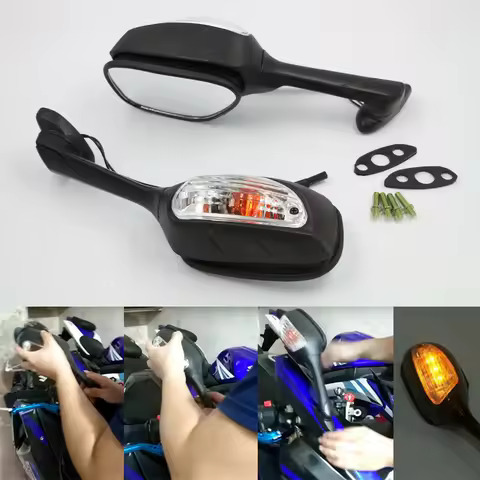 Rotatable Rear View Side Mirrors fit for Suzuki GSXR600 GSX-R750 2011 - 2026 K11 L1 L2 L3 L5 L6 L7 G