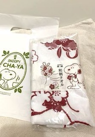 ✈️ 日本 🇯🇵Snoopy Cha-ya 茶屋限定 手巾 / 毛巾 / 温泉毛巾 櫻之花束款  Towel