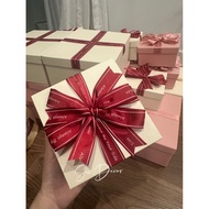 Red Bow Cream Perfume Box, Gift Box, Perfume Box