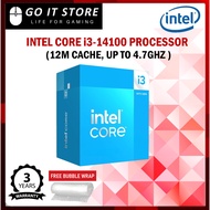 Intel Core  i3-14100F / i3-14100 LGA1700 Processor (12MB CACHE, UP TO 4.70 GHz )