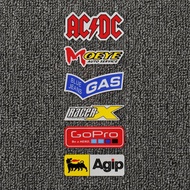 1 SET Reflective Motorcycle Badge logo Go Pro Bike Helmet Sticker Car Styling Vinyl Decal