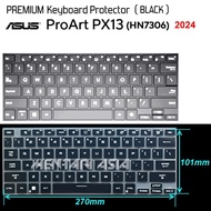 ASUS ProArt PX13 HN7306 2024 Keyboard Protector - PREMIUM Silicon BLACK