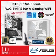 Asus ROG Strix B560-A Gaming WiFi B560 LGA1200 MOTHERBOARD + Intel 10TH / 11TH GEN CORE I3 / I5 / I7