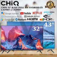CHiQ 32" HD &amp; 43" FULL HD ANDROID TV L32M8T // L43M8T || SHARP 32 INCH HD GOOGLE TV 2TC32EG1X