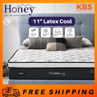 (FREE Shipping) HONEY Latex Cool 11'' Mattress / 100% Authentic  / Luxurious Cool Silk Fabric / Natural Latex