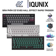 IQUNIX EV63 Hall Effect Mechanical Gaming Keyboard, Rapid Trigger 0.01mm, Polling Rate 8000Hz, CNC A