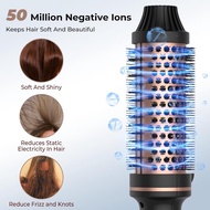 UKLISS Blowout Brush 3 In 1Hair Curler Ionic Thermal Brush Hot Air Comb Curling Iron Straightener Br