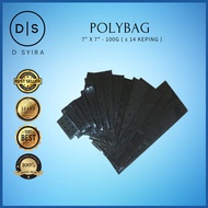 Polybag Hitam 7”x 7” 100gm(-+ 14 keping)