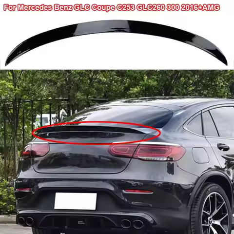 Rear Tail Tailgate Spoiler For Mercedes-Benz GLC X253 GLC200 GLC43 GLC63 AMG 2016-2022 Car Rear Trun