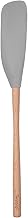 Tovolo Flex Core Wood Handled Jar Scraper Spatula, Oyster Gray