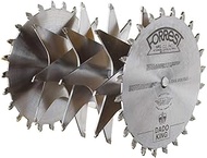 Forrest DK10244G Dado King 10-Inch 24/4 Tooth 29/32-Inch Kerf Saw Blade with 1-Inch Arbor