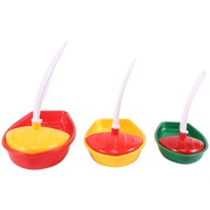 3Pcs Bath Boat Toy Plastic Sailboats Toys Bathtub Sailing Boat (Multicolor Small+Middle+Large Size)