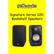 POLK AUDIO Signature Series S20 Bookshelf Speakers(pair)