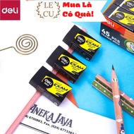 Eraser 2B/ 4B Deli, 40×22×12mm, Black - 1 tablet - E3043 [Deli]