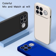 Liquid Silicone Phone Case For Xiaomi Poco F6 F7 F8 Pro Shockproof Soft TPU Bumper Phone Protector B