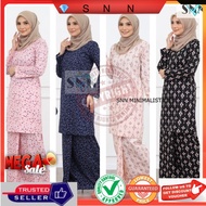 💎SNN XS-3XL BAJU Kurung PAHANG moden Anggun Cotton Baju Kurung English Cotton Bunga Baju Kurung Plus