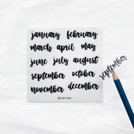 Month Sticker