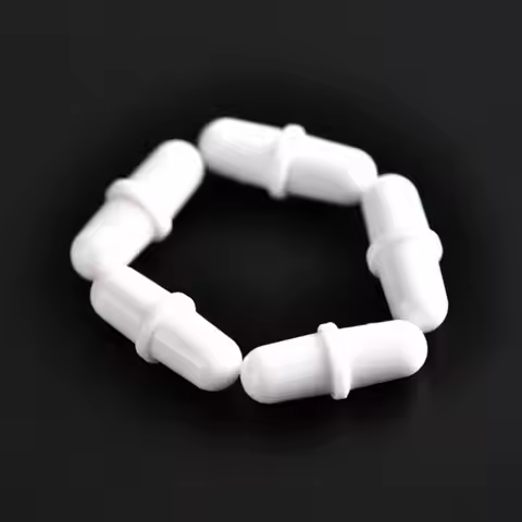 2 Pcs Automatic Self Stirring Magnetic Mug Capsule Cylindrical Magnetic Stirring Rod