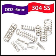 SUS304 Compression Springs d0.3mm * OD2-6mm Anti-Rust Industrial Spring 【FGH-R】