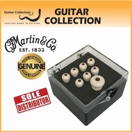 Martin 18APP0002 Authentic Series Bridge Pins & Endpin Set | White with Tortoise Inlay