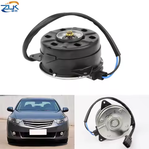 ZUK Condenser Cooling Fan Motor For HONDA ACCORD CU2 CP2 2.4L 2008-2013 TSX 2.4L 2009-2014 CROSSTOUR