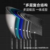 Wok Wok Full Screen Non-Stick Pan Frying Pan Pan Stainless Steel 410 Frying Pan Honeycomb Uncoated H