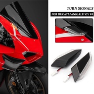 Motorcycle Accessories Front Mirrors Turn Signal Light Indicator Light LED For Ducati Panigale V2 PA