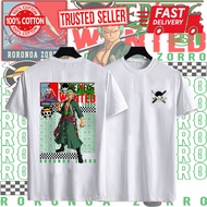 [ Ready Stock in Malaysia ] Onepiece Zoro Anime Baju Viral Lelaki Baju Zoro Men Tshirt Onepiece T shirt Baju T shirt Lelaki Zoro T shirt Baju Perempuan