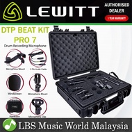 Lewitt DTP Beat Kit Pro 7 Professional Studio Live Drum Recording Kit Arsenal Set Mic Microphone