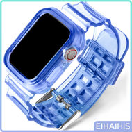 Transparent Strap for Watch T500 T55 T500plus Iwatch HW22 W26 IWO 46mm 45mm 41mm 42mm 44mm 40mm 38mm