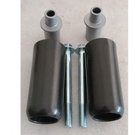 Motorcycle Crash Guard For All Models And Years Kawasaki Honda Hard Plastic Guard​ 1 Pair