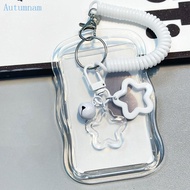 AUTU Clear Card Holder Star Charm Card Protector Medicare Card Protector Sleeve Credit Card Sleeve f