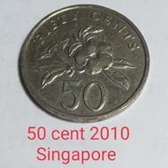 50 cent 2010 Singapore koin antik